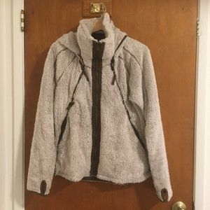 KUHL Flight Fleece Jacket, Super Soft! Hood Zips Away in Collar